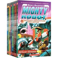 Weimeng robot 8-volume full set of English original picture book Ricky ricottas mighty robot