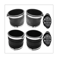 For MerCruiser Exhaust Y-Pipe Kit Replacement Accessories 1982-96, 807166A3 Hose Bellows 32-14358T 32-44348T