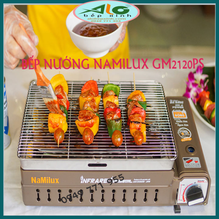 Bếp nướng gas Namilux GM2120PS / GM-2120PS - bản to hơn, nướng ...