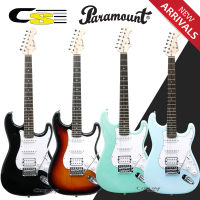 Paramount PE102 กีตาร์ไฟฟ้า ทรง Strat 22 เฟร็ต S-S-H Pickup ซีรีย์ Stratosonic + แถมฟรีคันโยก // กีตาร์ไฟฟ้ามือใหม่