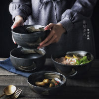 Japanese ceramic rice bowls, noodle soup bowls, restaurants, kitchens, household decorative tableware