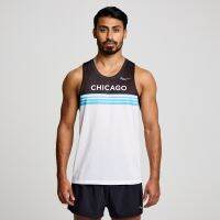 SAUCONY-STOPWATCH SINGLET Men