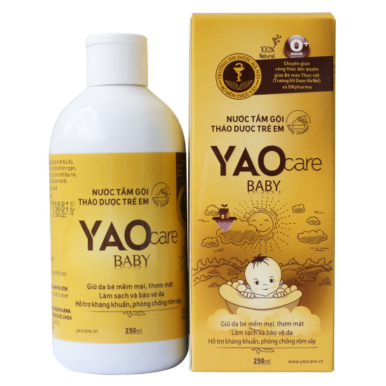 Nước tắm gội thảo dược yaocare baby 250ml - ảnh sản phẩm 1