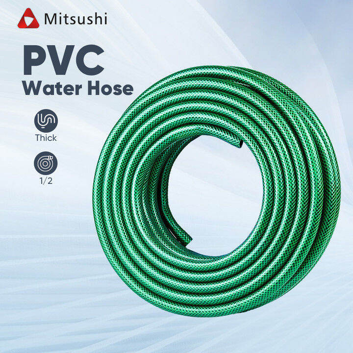 Mitsushi 1/2 PVC Water Hose 1m/2m/5m/10m/15m/20m/30m Garden Hose Water