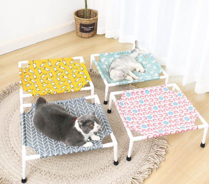 PET BED001 Elevated Cat Bed Lounge Bed Pets Cat Hammocks Bed PVC
