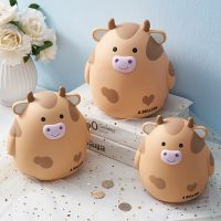 กระปุกออมสิน ออมสินรูปสัตว์ ออมสินวัว ตุ๊กตาสัตว์ Money Bank Piggy Bank กล่องเก็บเหรียญวัวชุดห้องนอนอุปกรณ์ตกแต่งเด็กวันเกิดของขวัญ