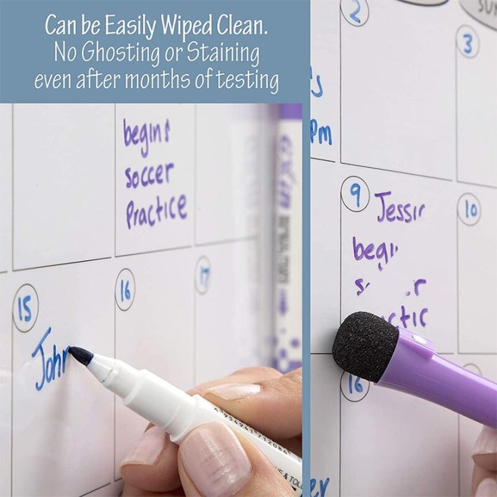 magnetic-whiteboards-weekly-monthly-planner-calendar-erasable-white-board-for-kitcher-fridge-magnet-sticker-dry-erase-wall-board