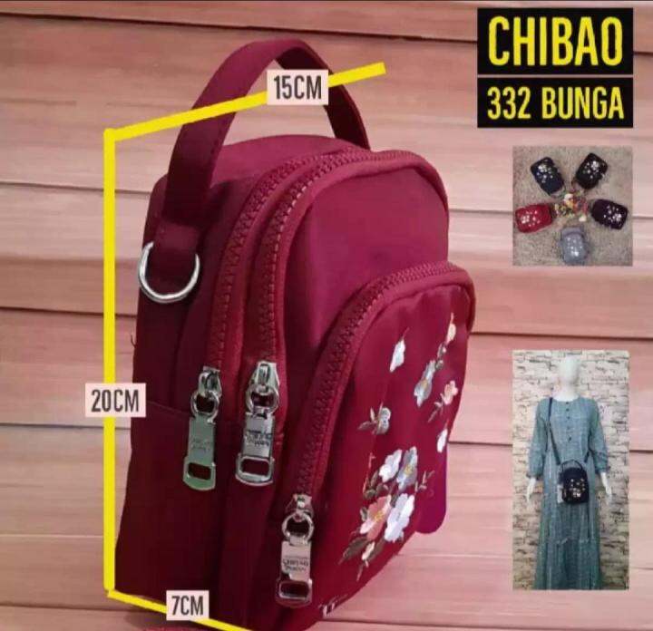 new tas chibao 332 bordir original tas sling bag wanita function luxury sling bag tas slempang bag wanita tas chibao wanita tas selempang wanita tas wanita