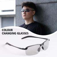 Colour Changing Polarised Sunglasses Anti-glare Mens Fashion Sunglasses Outdoor W5D8