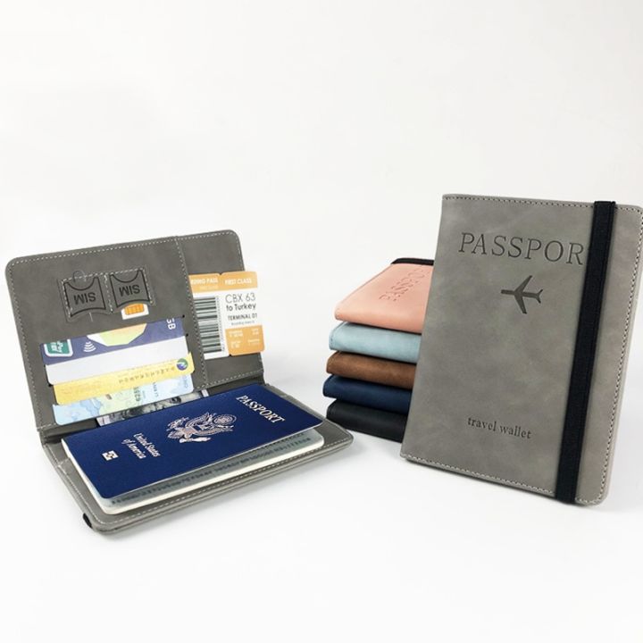 กระเป๋าหนังสือเดินทาง-rfid-แบบหลายจุด-dompet-travel-ใช้งานได้หลากหลายสามารถใส่ซิมการ์ดได้เคสหนังซองใส่หนังสือเดินทาง