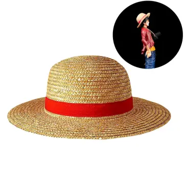 ONE PIECE Luffy Ace Straw Hat Anime Character Cosplay Props Cowboy Hat  Straw Hat Sunscreen Sun Hat Flat Cap Cartoon Costume Gift