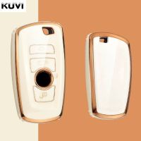 ชุดโครงเปลือกนอกเคส Kunci Remote Mobil TPU แฟชั่นสำหรับ BMW 1 3 5 7,X1 X3 X4 X5 F10 M3 F15 F16 F20 F30 F18 F25 M4อุปกรณ์ E34