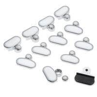 12pcs Glass Clamp Mirror Hinger Frameless Mirror Clip Frameless Mirror Clip Wall Mount accessories for Wood billboard 3-5mm