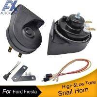 2ชิ้น410/510Hz แตรก้นหอยสูงต่ำ12V แตรรถ110-125Db กันน้ำออโต้แตรสำหรับ Ford Fiesta 2008-2017