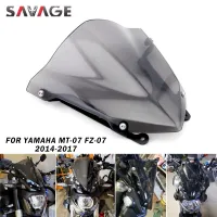 Windshield Windscreen For YAMAHA MT07 MT-07 FZ-07 FZ07 2014 2015 2016 2017 Motorcycle Accessories Pare-brise Wind Deflectors