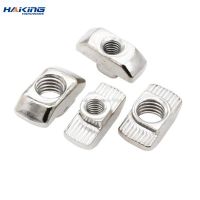 30pcs M3 M4 M5 M6 M8 T nut hammer head sliding carbon steel T slot nut fasteners 2020 3030 4040 Series Aluminum Profile Nails  Screws Fasteners