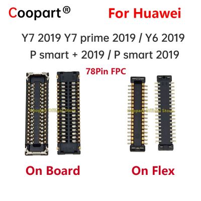 2ชิ้น/ล็อตจอแสดงผล LCD ใหม่การเชื่อมต่อ FPC บนเมนบอร์ด/สายสำหรับ Huawei Y7 2019 Y7 Prime 2019 Y6 2019 P สมาร์ท + 2019 P 2019อัจฉริยะ
