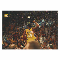 【J025】NBA Star Kobe Bryant Retro Kraft Paper Poster Bar Cafe Bedroom Decoration