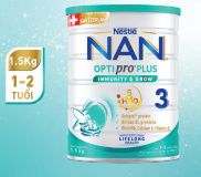 Sữa Bột Nestlé NAN OPTIPRO PLUS 3 với 5HMO