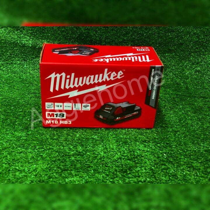 milwaukee-แบตเตอรี่-รุ่น-m18-hb3-18v-ขนาด-3-0ah-high-output-battery-pack-ใช้ได้กับเครื่องมือในรุ่น-m18-ทุกประเภท-แบตเตอรี่-จัดส่ง-kerry