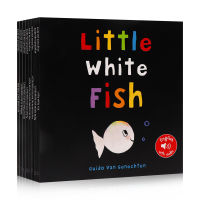Little white fish picture book 8 volumes little white fish award-winning English Picture Book Childrens English Enlightenment marine animal picture story book parent-child reading Guido van genechten 0-6 years old English original book
