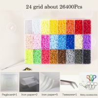 26400Pcsbox 2.6mm hama beads kids perler toys mini Fuse beads guarantee diy toy activity diy Iron beads educational games