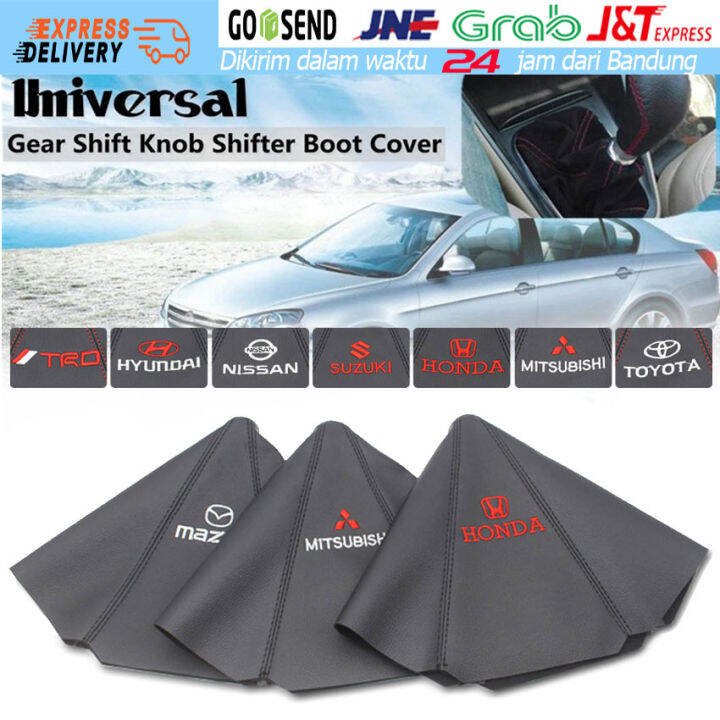 Sarung Cover Gaiter Knop Tuas Perseneling Mobil Manual Bahan Kulit