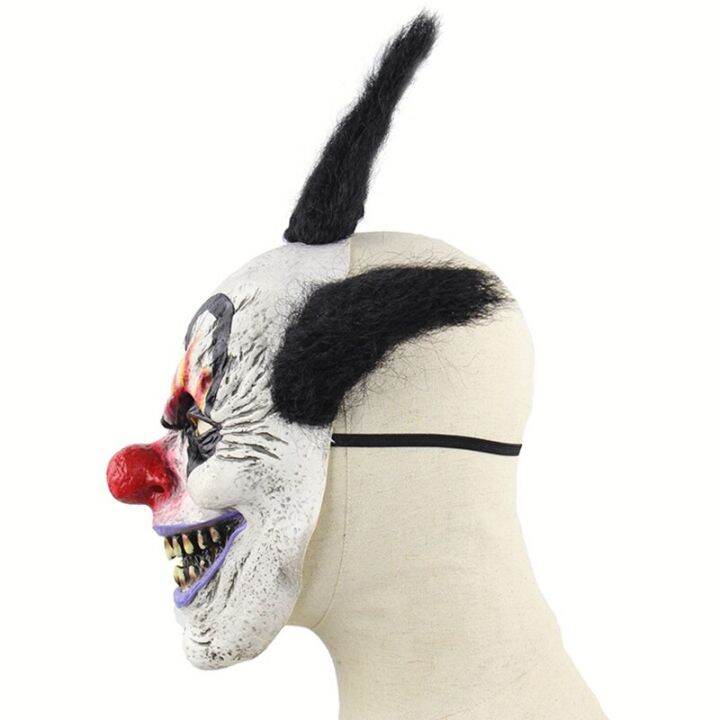 funny-joker-black-hair-clown-cosplay-mask-halloween-rubber-helmet-carnival-party-costume-masks-adult