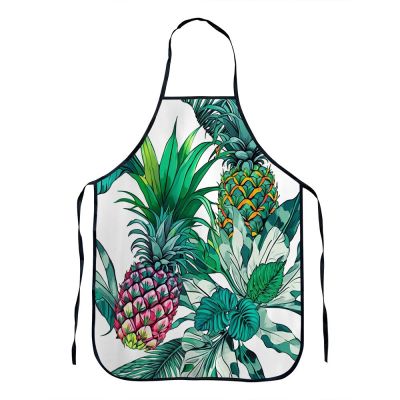 1 Pcs Waterproof Plant Flower Apron Cleaning Kitchen Apron Oil Proof Adult Waist Coffee Work Clothes