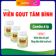 Combo 6 hộp Viên Gout Tâm Bình - Hỗ trợ đào thải axit uric