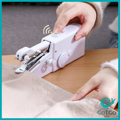 GotGo จักรมือถือ เครื่องใช้ในครัวเรือน จักรเย็บผ้าขนาดเล็ก  Electric sewing machine สปอตสินค้า