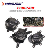 For HONDA CBR650R CB650R 2021-2023 CBR 650R CB 650R  รถจักรยานยนต์ฝาปิดเครื่องยนต์สำหรับกรณี GB Racing สำหรับ ที่ครอบเครื่องยนต์ป้องกัน