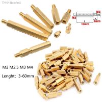 ✗ M2 M2.5 M3 M4 Hex Brass Male Female Standoff Board Rack Stud Hexagon Threaded Pillar PCB Column Motherboard Spacer Bolt Screw