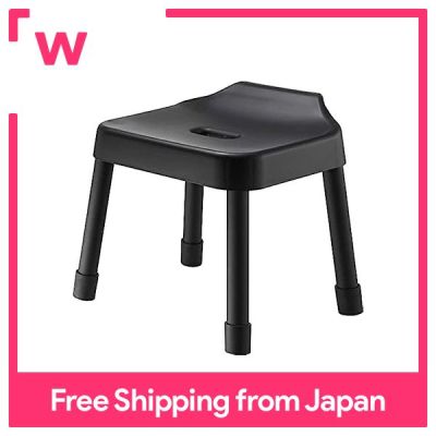 Yamazaki Jitsugyo ติดเก้าอี้อาบน้ำสีดำ SH30ประมาณ W33 X D31.5 X H34cm (ความสูงที่นั่ง: ประมาณ30ซม.) ละอองหมอกระบายอากาศได้และ7308แห้งง่าย