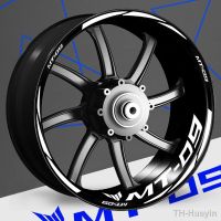 【hot】℗♚  YAMAHA MT-09 MT09 09 Motorcycle Reflective Sticker Racing Rim Tape Decal  Accessories