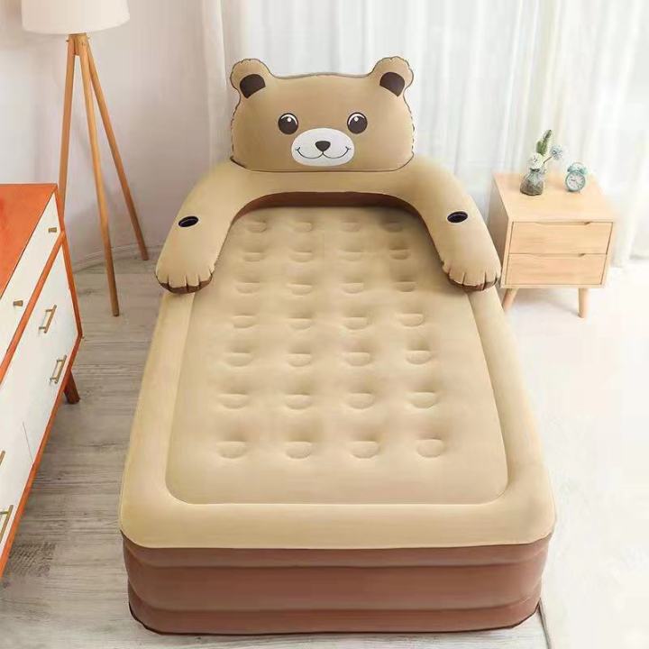 logon-air-mattress-โซฟาเป่าลมที่นอนเป่าลมพร้อมปั๊มลมไฟฟ้าที่นอนเป่าลมโซฟาพักผ่อนเบาะลมรถยนต