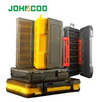 【hot】 Sided 14/12 Compartments Fishing Tackle Boxes Organizer  Bait Storage