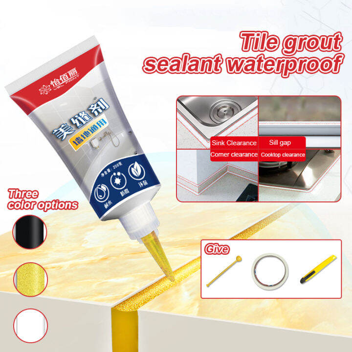 Tile Grout Sealant Waterproof Black Grout Sealer for Tiles Adhesive