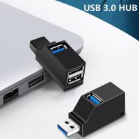 ✜ Wireless 3 in 1 USB 3.0 HUB Adapter Extender Mini Splitter Box 3 Ports for Laptop Macbook Mobile Phone High Speed U Disk Reader