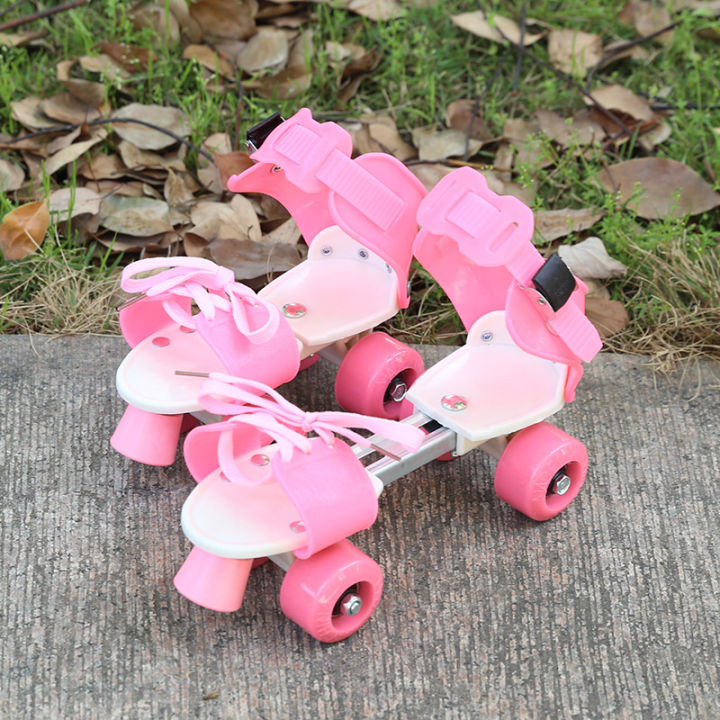child-gifts-children-roller-skates-double-row-4-wheel-skating-shoes-adjustable-size-sliding-slalom-inline-skates-kids-boys-girls