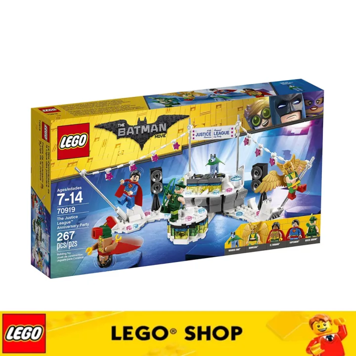 YF Shop 【100% Original】 LEGO® The Batman Movie DC Justice League  Anniversary Party 70919 Building Block Set (267 pieces) guaranteed  Authentic Genuine From DenmarkEducational toys High-end toys Genuine Lego |  Lazada PH
