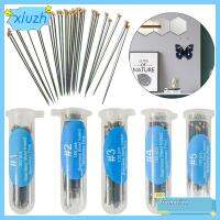 XIUZH 100Pcs หรูหรู ความแข็งสูงสูง อุปกรณ์เสริมในห้องปฏิบัติการ Entomology อุปกรณ์กำจัดแมลง ตัวอย่างพิน หมุดพิน เข็มสำหรับเย็บ