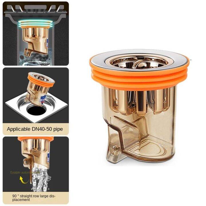 BINDST Useful Bathroom Accessories Stopper Shower Drainer Seal Sewer