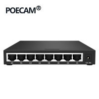 8port Gigabit Passive POE Switch PCBA injector extender Unmanaged Switches Module UTP jack splitter switches capacity IP camera