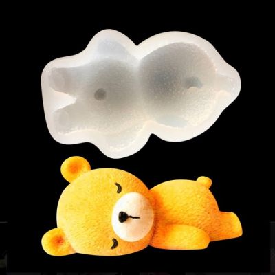 GL-แม่พิมพ์ ซิลิโคน หมี 5 มิติ (คละสี) Bear block 5D silicone mold