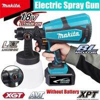 2022 ใหม่ Makita Electric Brushless Airless Paint Sprayer 1000ML 2000W เครื่องพ่นสีไฟฟ้าแรงดันสูงแบบถอดได้ (ไม่มีแบตเตอรี่) เหมาะสำหรับแบตเตอรี่ลิเธียม 18V