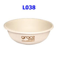 GRACZ SIMPLE รุ่น L038 ชามชานอ้อย 875ml. (แพค 50 ใบ)