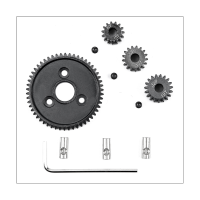 Metal Steel 54T 0.8 32 Pitch 3956 Spur Gear and 15T 17T 19T Pinions Gear Sets for TRX Slash 4X4 4WD-final1