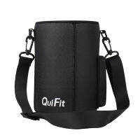 QuiFit เหล็กสแตนเลสน้ำมล. กระติกน้ำร้อนขนาด2000มล./กระเป๋าใส่ขวดแขนขวดสูญญากาศกระเป๋าใส่แก้วร้อนและเย็นแก้วแก้วเก็บความร้อนกระเป๋าสะพายขวดน้ำภาชนะบรรจุน้ำ