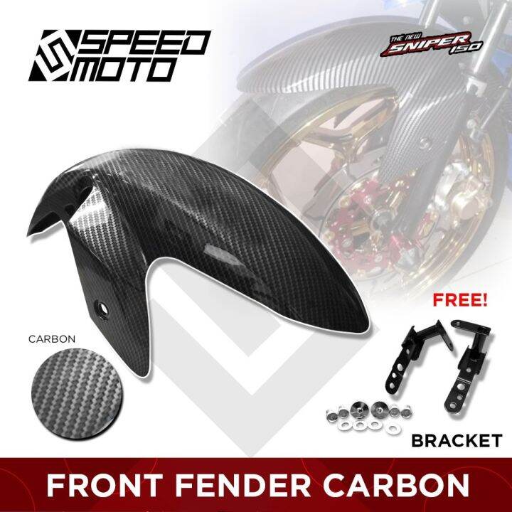 SNIPER 150 / 155 FRONT FENDER CARBON T-5441 FOR YAMAHA SNIPER 150 / 155 ...